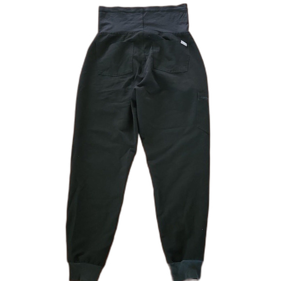 FIGS Zamora Maternity Jogger Scrub Pants, Black, Size XS PETITE, W20SW2016P - Picture 6 of 11